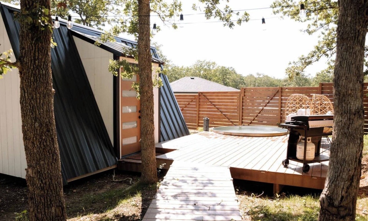 Cedar Creek House | A Frame With Private Deck+Cowboy Pool by COTA