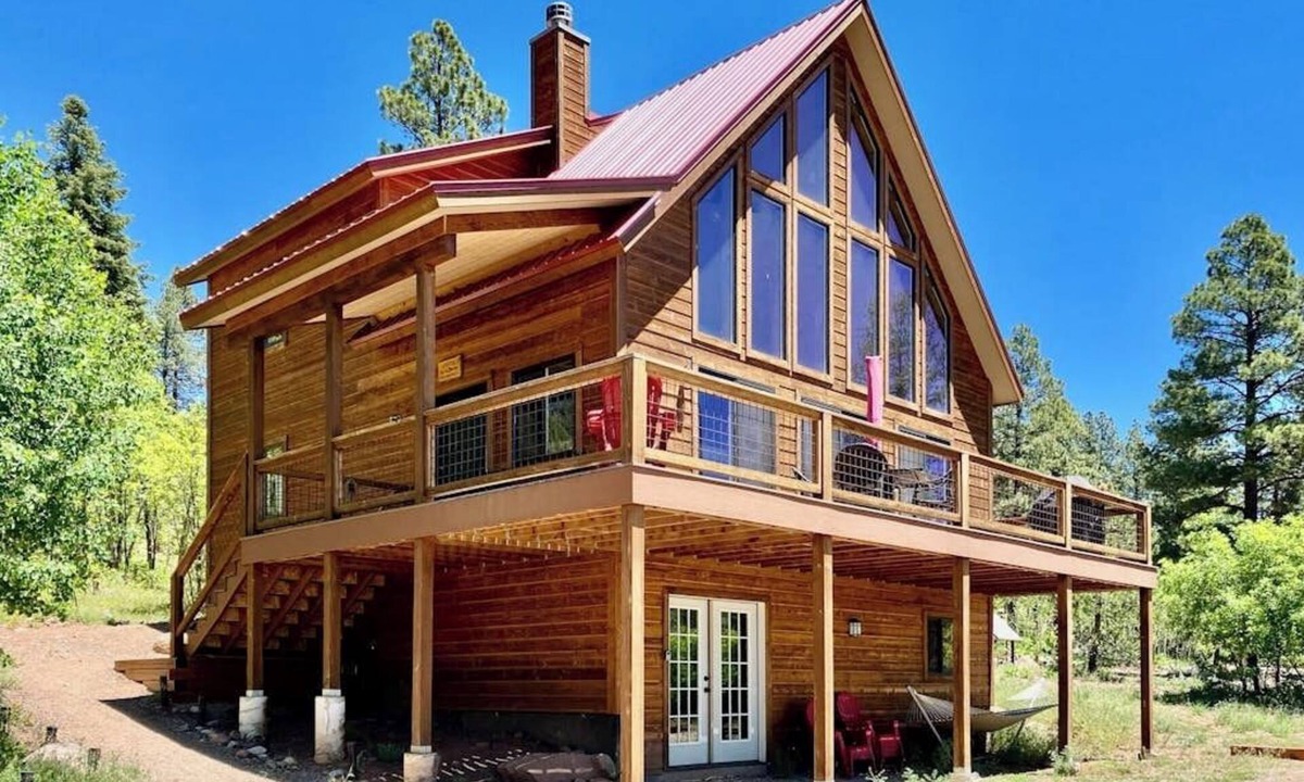 Bayfield House | Amazing lake view home with fireplace, W/D, kitchen, grill, balcony, and deck