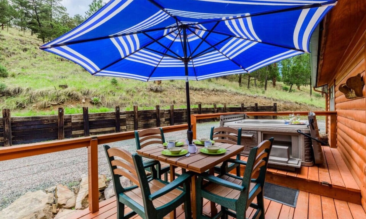 Ruidoso Apartment | Bears Gone Fishing- Hot Tub Cabin in the Pines