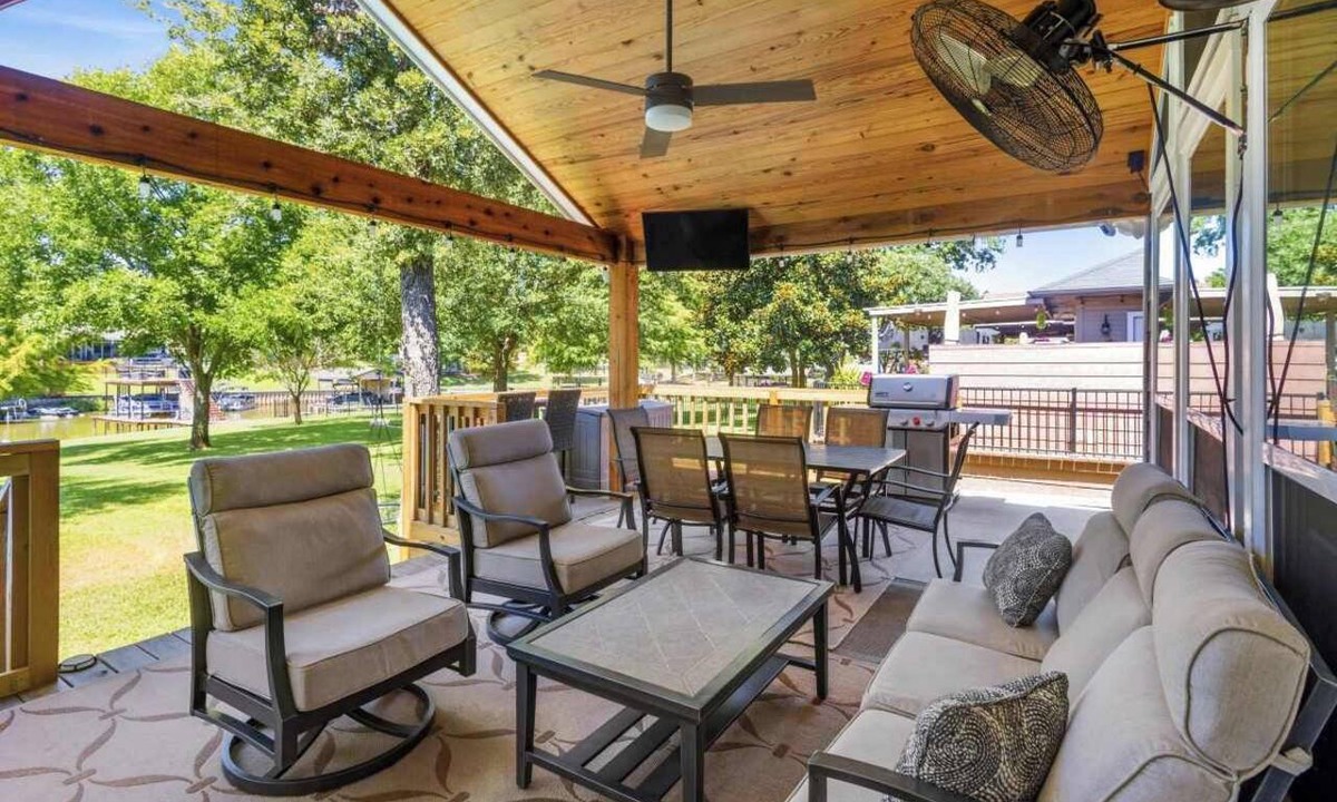 Mabank House | Lake Front Oasis, Pool, Game Room, Dock, Sleeps 12