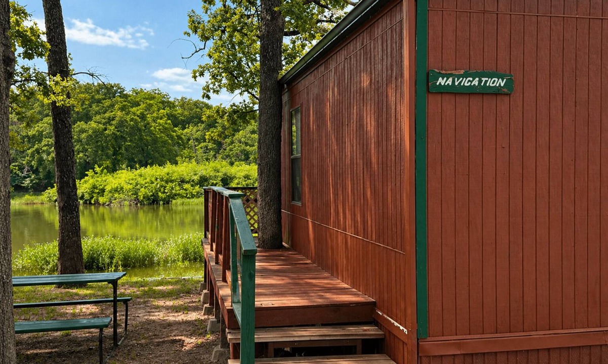 West Tawakoni Cabin | Navigation Room - A cozy open floor plan cabin