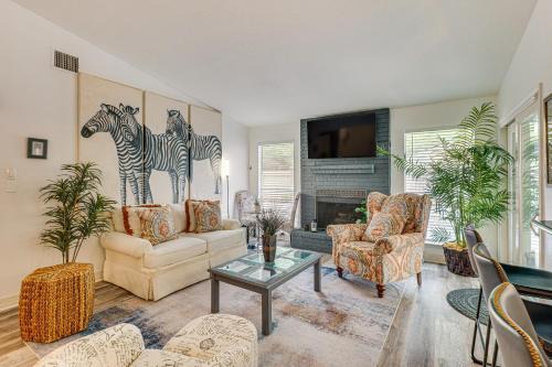 Panther Creek House | Pet-Friendly Spring Home w/Private Pool & Hot Tub