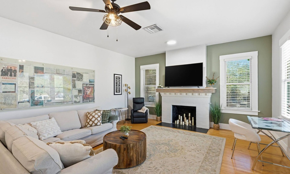 West University House | Restored 1919 Boutique 3BR Home Walk to 4th Ave & UA