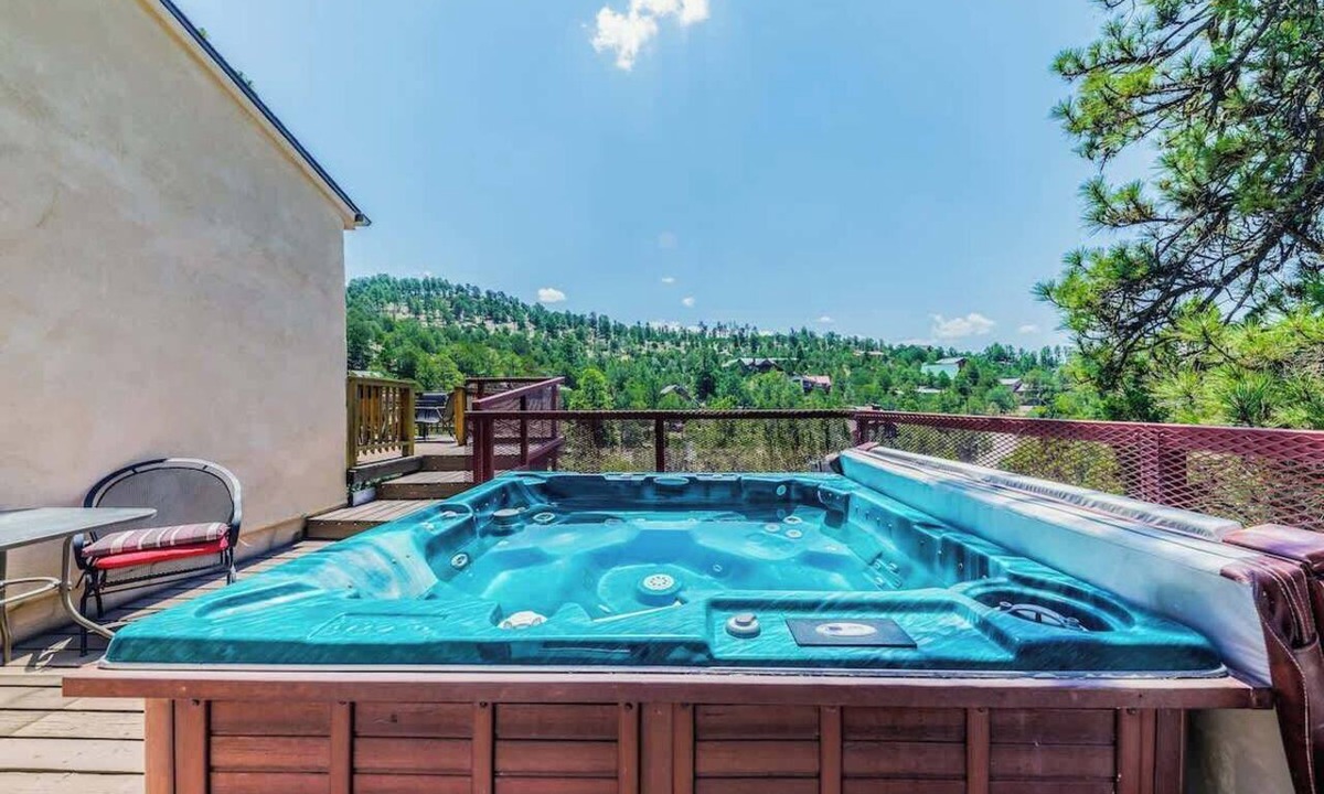 Ruidoso Cabin | Salted Rim | Game Room Ruidoso Views Sleeps 10