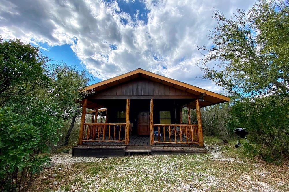Mico Cabin | Side by Side Cabins on a Texas Ranch, Perfect for a Family Glamping Getaway from San Antonio