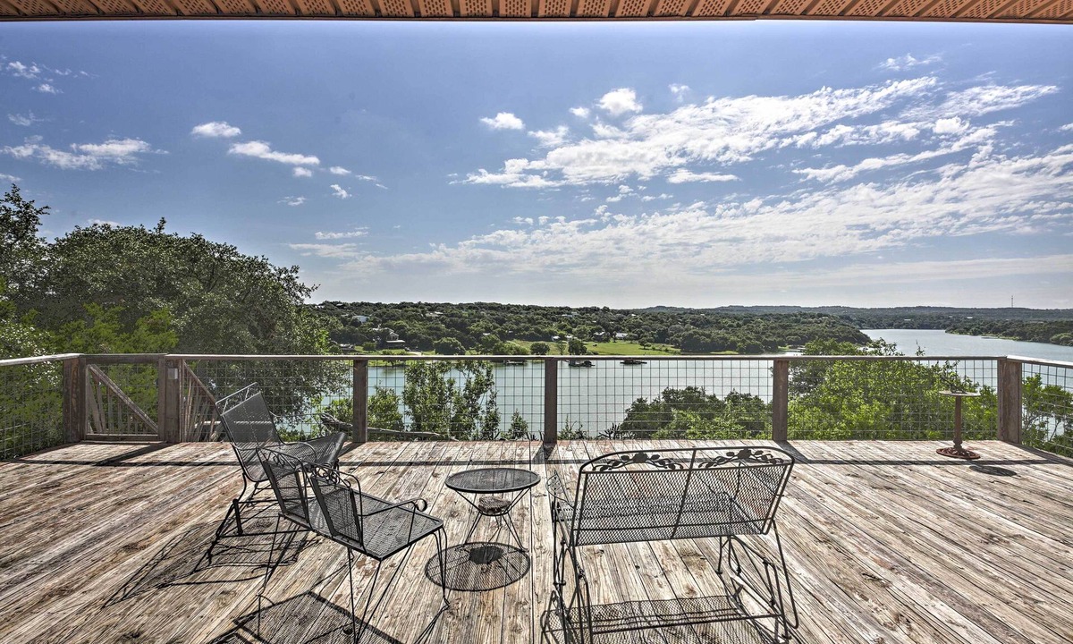 Paleface Lake Country Estates House | 'The Cloud House' Spicewood House w/ Lake Views!
