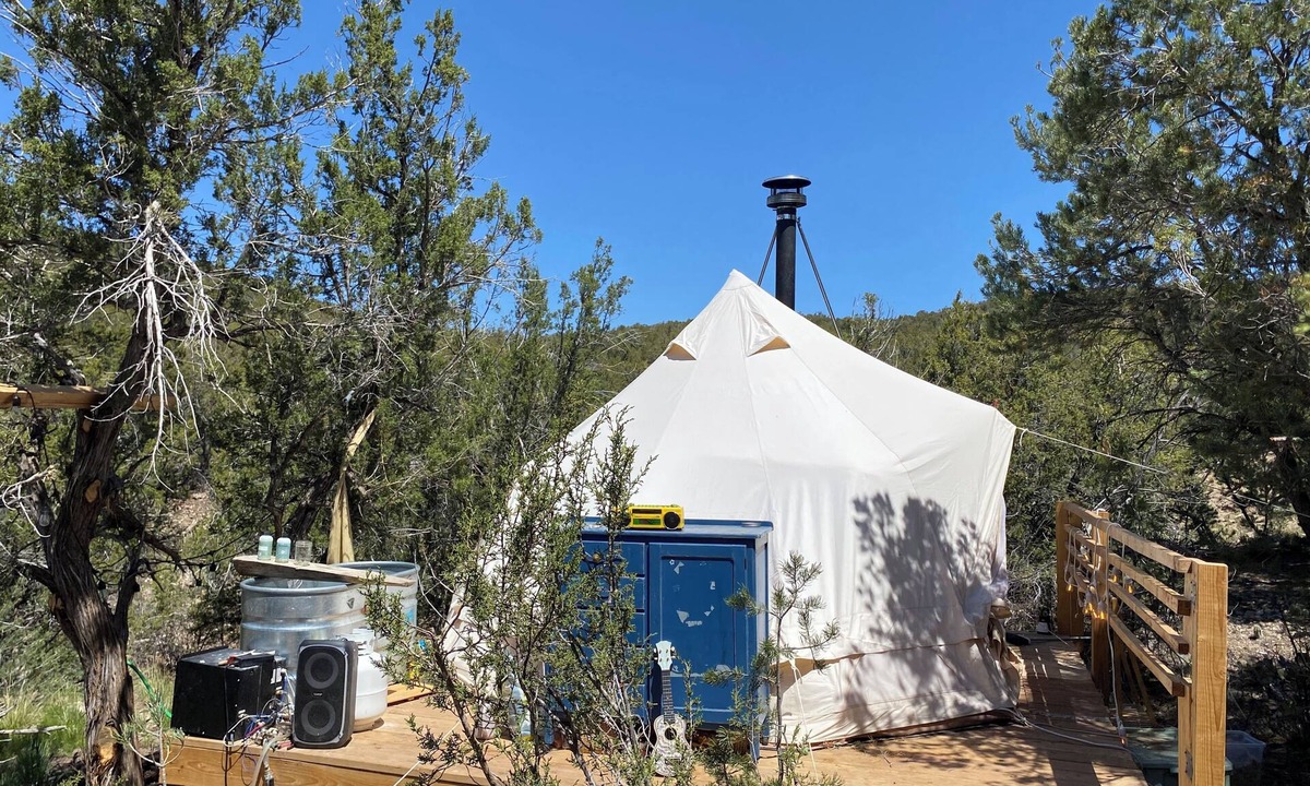 Sandia Park RV Rental | Tuktu Ranch - Serenity Yurt - Glamping Experience