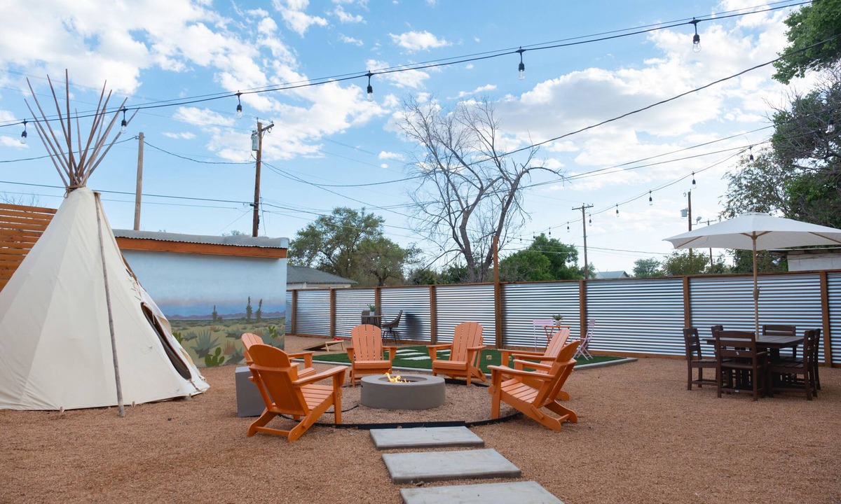 Marfa House | Wild West Wonderland: Tipi, Games, Shopping, Dining, + Starry Skies!