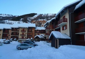 200m from shops, Ground floor, balcony, tv, ski locker, 29m², Valloire in Valloire