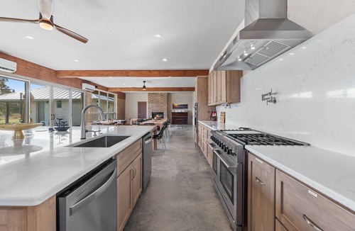 La Grange House | 5,000ft² Lakeside Getaway: Pool, Games, Hot Tub