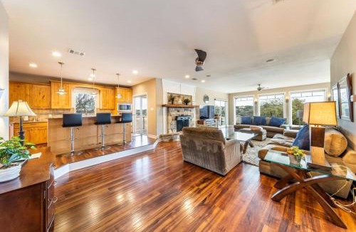 Point Pedernales House | 5BR 3BA Spicewood Prime Waterfront w Dock, Theater and Game Room by Austin Vacay
