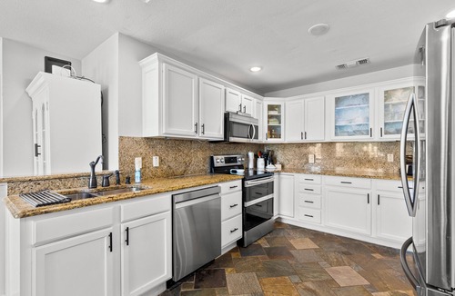 Leisure Land House | 6BR/5Bath Single Story Lake Front Home at Cedar Creek with 3 ensuites & huge patio