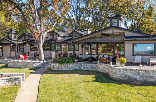 Leisure Land House | 6BR/5Bath Single Story Lake Front Home at Cedar Creek with 3 ensuites & huge patio