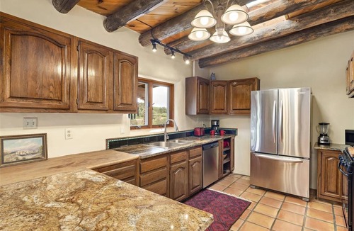 Historic Eastside House | Adobe home with view in Historic Eastside near Canyon Rd