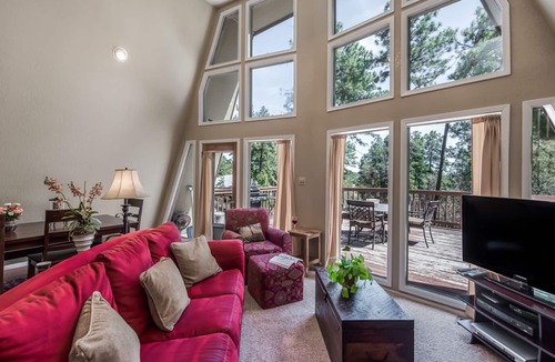 Alto Cabin | Alto Pines, 3 Bedrooms, Sleeps 6, Wood Burning Fireplace, Deck, Grill