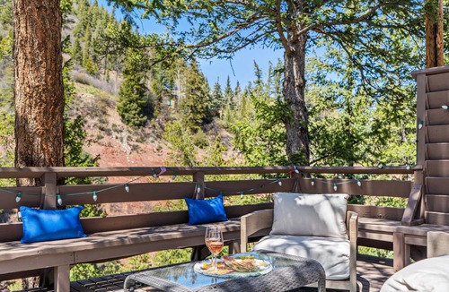 Aspen Condo | Aspen Highlands Condo Near Maroon Bells Shuttle! Creekside, Large Patio, Grill & FP, Monthly Rates!