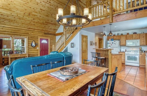 Columbine Lake House | Atmospheric mountain cabin with balcony & firepit - three miles from Purgatory