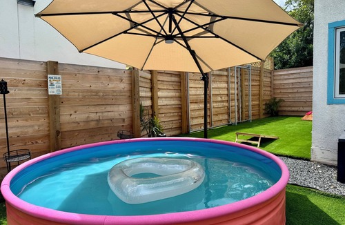 Cherrywood House | Boho-Ranch Retreat in Hip East Austin w Hot Tub and Cowgirl pool.