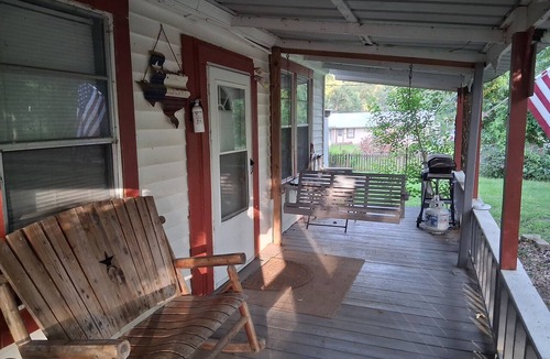 Zavalla Cabin | Cabin 1 at the Lake, at Monterey Park an boat launch area