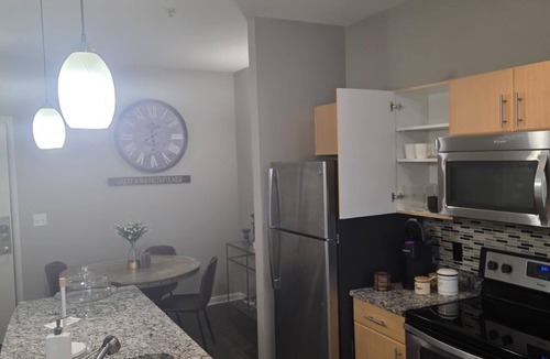 Legacy Park Apartment | Chic 1-bedroom corporate apartment in lovely Plano with fitness room, AC