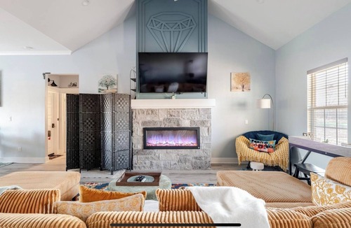 Emory House | Christian-Inspired 3BR, 2BA Haven w/Fire Pit & Fitness Room/Emory