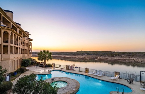 Highland Lake Estates Condo | Color Pop by the Pool
