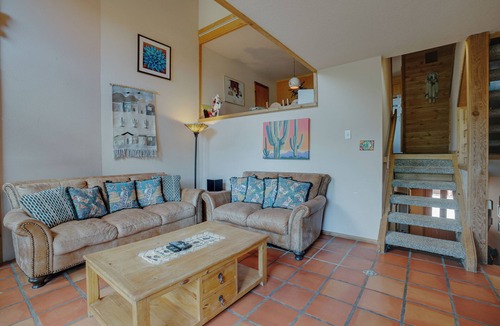 Angel Fire Condo | Condo within walking distance of the Chile Express