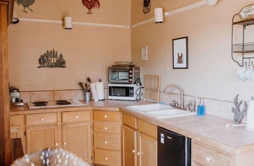 McIntosh Cabin | Cozy mountain duplex cabin at The Ranch Retreat in Cibola National Forest !