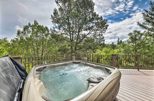Ruidoso House | Cozy Ruidoso Cabin w/Hot Tub & Game Room!