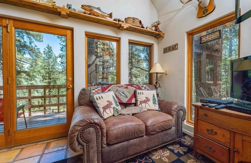 Vallecito House | Cute Cabin in the pines 3 minutes from lake a walk to the river and beautiful drive to Durango