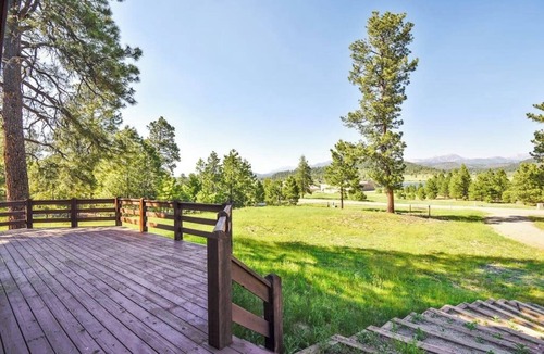 Pagosa Springs Cabin | Dog-friendly cabin with large yard, wood stove, grill & mountain views