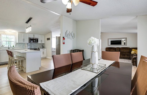 Biggs Field House | Family Friendly! Rural El Paso Home: Patio & Grill