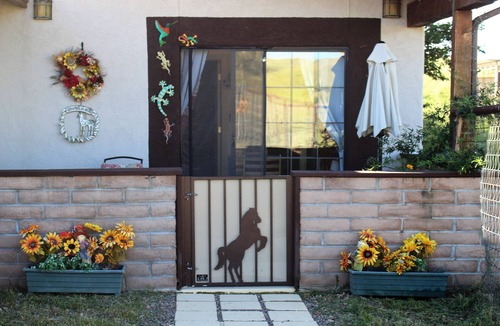 Sonoita Cabin | for animal lovers - cute, little Bunkhouse attached to the horse barn