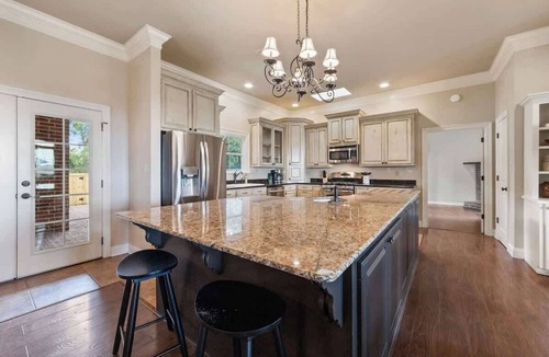 Youngsville House | Gameday Getaway Pool Pond King Sports Complex Office Premier Host