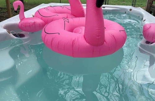 Azle House | Heated Swim Spa Hot Tub Sauna Picklebal Game Rooms