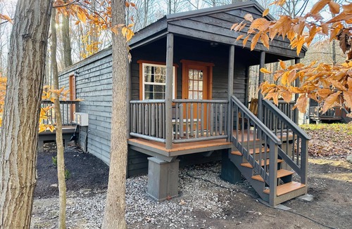 Birch Run Township Cabin | Hidden Oaks | The Cottage | Unit 1