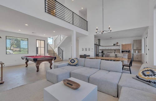 Lick Creek Ranch House | Hill Country Estate in Spicewood with Pool, Pickleball Court and River Access!