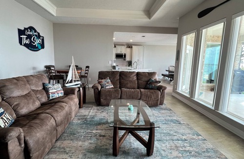 West Livingston House | Lake front property on 3 acres offering privacy and never ending views.