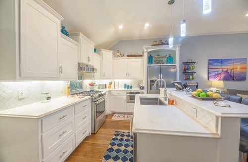 Graford Cottage | Lakefront Retreat - Deep Water Dock, Hot Tub, Game Garage, Bunkhouse