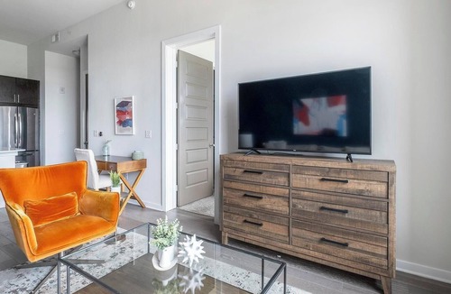 Woodland Heights Apartment | Landing | Modern 1BD, Gym, Yoga Studio