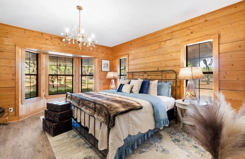 Dripping Springs Cabin | Lodge with shared amenities - pool, hot tub, hiking, pickle ball