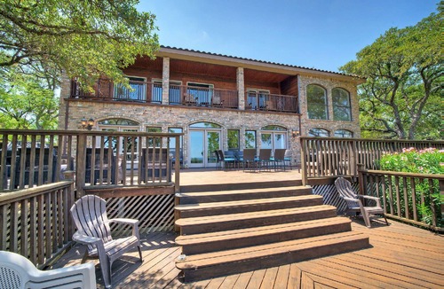 Buchanan Dam House | Luxurious Lakefront Estate: Spectacular Views and 600-ft Private Jetty & Boat Ramp