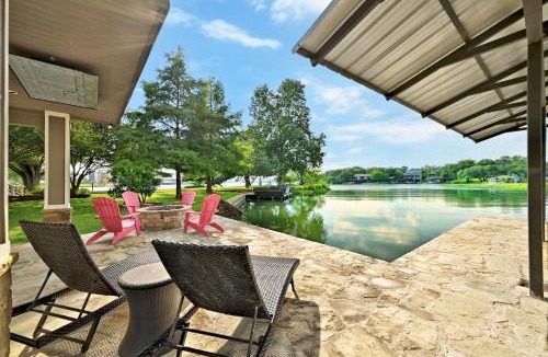 Granite Shoals House | Luxurious Retreat on Lake LBJ: Pool, Hot Tub, Dock