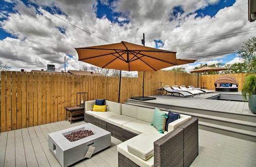 North Valley Cottage | Luxury Albuquerque Home w/Pool, Deck, + Hot Tub!