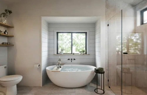 Pagosa Springs Cabin | Luxury Glass-Wall Cabin with Private Fire Pit near Pagosa Springs, Colorado