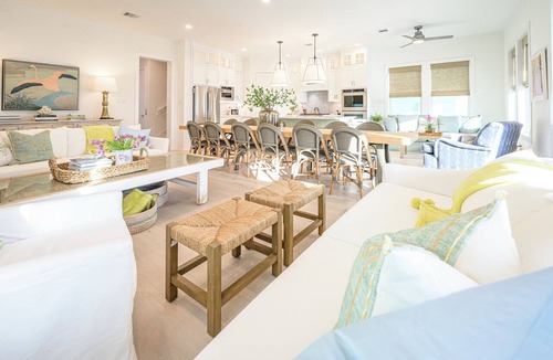 Beachside Village House | Luxury High-End Family Retreat, Elevator, Sleeps 14, 14-Seat Dining Table