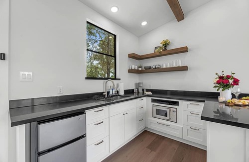 Waller Cabin | Luxury Tiny Home Retreat with Pool, Goats & Pond near Houston in Hempstead, Texas