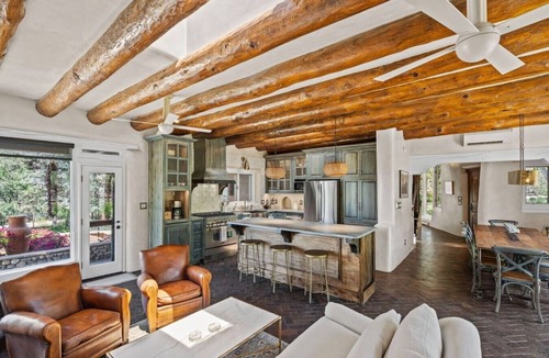 Tesuque House | Main Home and Two Casitas All Rented Together. Phenomenal Views on 15 Acres.