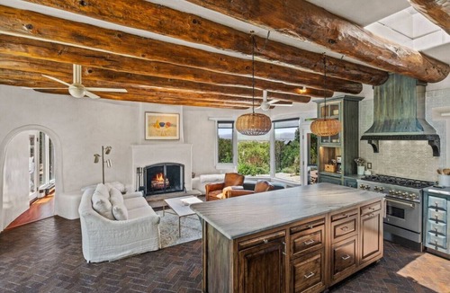 Tesuque House | Main Home and Two Casitas All Rented Together. Phenomenal Views on 15 Acres.