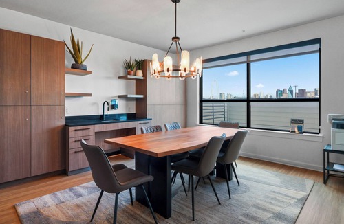 West Dallas Apartment | Modern 1-Bedroom Near Downtown Dallas with Pool-View Balcony